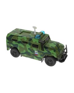 Автомобиль игрушечный АМН ВПК-233114 Военный / TIGRBLACK-22PLMIL-GN Технопарк