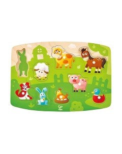 Развивающая игрушка Hape Вкладыши. Ферма / E1408-HP