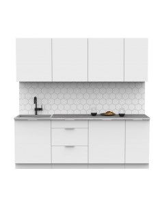 Кухонный гарнитур Интермебель Микс Топ-7 2.2м