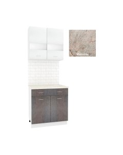 Комплект кухонных модулей Кортекс-мебель Корнелия Экстра 80р1ш