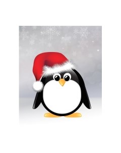 Скатерть JoyArty Пингвин в шапке / tcox_378749 Joyarty