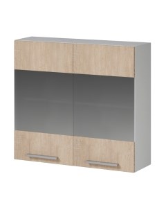 Шкаф навесной для кухни Genesis Мебель Алиса 12 800 со стеклом Genesis мебель