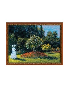 Набор для вышивания Дама в саду по мотивам картины К.Моне / 1225 Риолис