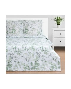 Комплект постельного белья Этель Акварельные листья / 7880906