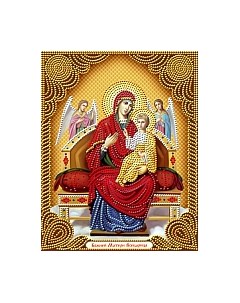 Набор алмазной вышивки Икона Всецарица / АЖ-5051 Алмазная живопись