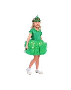 Костюм карнавальный Елочка красавица / 2134 к-116-60 Пуговка