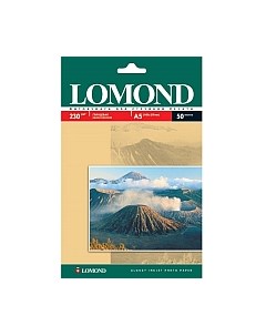 Фотобумага Lomond А5, 230 г/м, 50 л. / 0102070