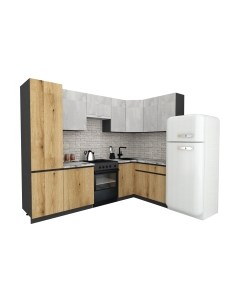 Кухонный гарнитур ВерсоМебель Эко-7 1.4x2.6 правая Версомебель