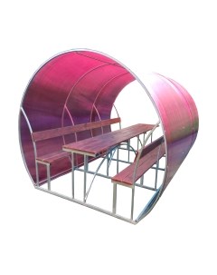 Беседка КомфортПром Пион 3м с покрытием Комфортпром