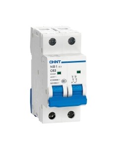 Выключатель автоматический Chint NB1-63 2P 20A 6kА C (DB) / 179660