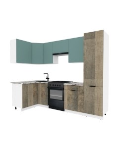 Кухонный гарнитур ВерсоМебель Эко-2 1.2x2.7 левая Версомебель