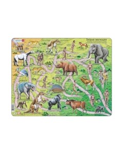 Пазл LARSEN От обезьяны до человека HL3 Larsen