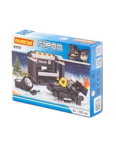 Конструктор Полесье Классик. Город. Полиция-1.8 / 81117
