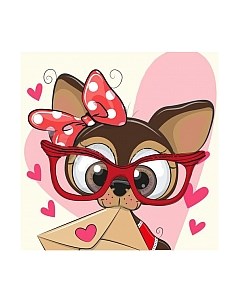 Набор алмазной вышивки Любовное письмо / WD2481 Wizardi