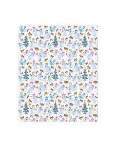 Скатерть JoyArty Новогодние снеговики / tcox_37108 Joyarty