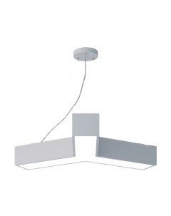 Потолочный светильник ЭРА Geometria Igrek SPO-142-W-40K-044 / Б0058886 Эра