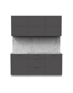 Кухонный гарнитур Интермебель Микс Топ-34 1.8м без столешницы