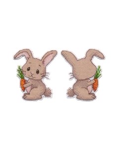 Набор для вышивания Елочная игрушка. Зайчик / 1502В Овен
