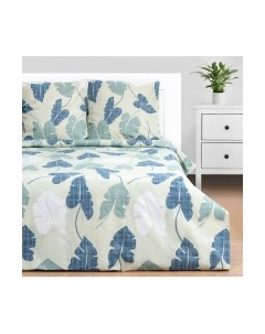 Комплект постельного белья Этель Листья нимфеи 1.5 сп / 7533779