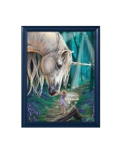 Набор алмазной вышивки Единорог и фея / АЖ-1962 Алмазная живопись