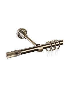 Карниз для штор АС ФОРОС Grace D16Г + наконечники Цилиндр Ас форос