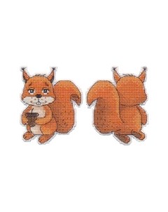 Набор для вышивания Елочная игрушка. Белочка / 1503В Овен