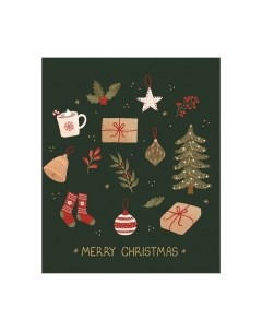 Скатерть JoyArty Рождественская атрибутика / tcox_380815 Joyarty