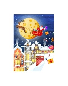 Набор алмазной вышивки Новогодние подарки / WD3067 Wizardi