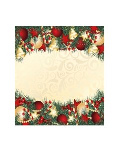 Скатерть JoyArty Новогодние украшения / tcox_18943 Joyarty
