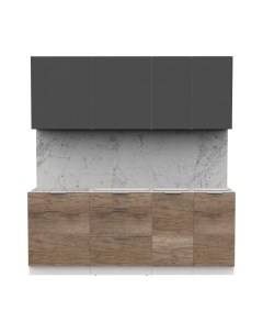 Кухонный гарнитур Интермебель Микс Топ-5 2.0м без столешницы