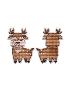 Набор для вышивания Елочная игрушка. Олененок / 1504В Овен