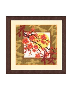 Набор для вышивания Цветущий гранат / МГ-019 Золотое руно