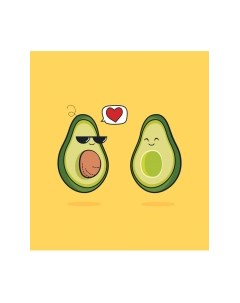 Скатерть JoyArty Влюбленные авокадо / tcox_91961 Joyarty