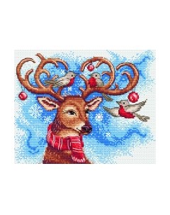 Набор для вышивания Мечтательный олень / М-649М М.п.студия