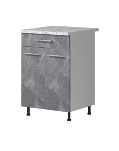 Шкаф-стол кухонный Genesis Мебель Алиса Каспий 600 с ящиком 2 двери Genesis мебель