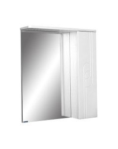 Шкаф с зеркалом для ванной Айсберг Лилия 55