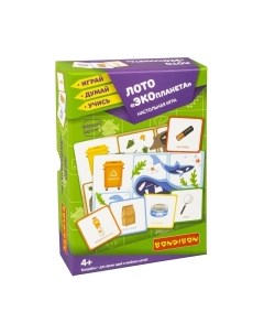Развивающая игра Bondibon Лото. Экопланета 2 в 1 / ВВ5117