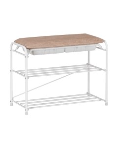 Полка для обуви ЗМИ Альфа 23 с сиденьем и ящиком / ПДОА23СЯ Zmi