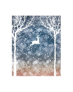 Скатерть JoyArty Летящий олень / tcox_21456 Joyarty