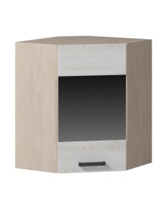 Шкаф навесной для кухни Genesis Мебель Алиса Loft угловой 600 со стеклом Genesis мебель