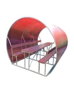 Беседка КомфортПром Пион 3м с покрытием Комфортпром