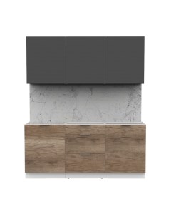 Кухонный гарнитур Интермебель Микс Топ-4 1.8м без столешницы