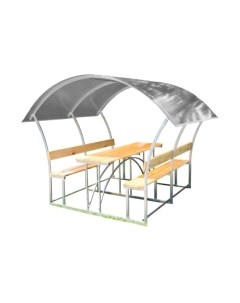 Беседка КомфортПром Астра 2м с покрытием Комфортпром