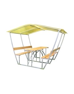 Беседка КомфортПром Тюльпан 2м с покрытием Комфортпром