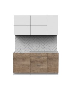 Кухонный гарнитур Интермебель Микс Топ-32 1.6м без столешницы