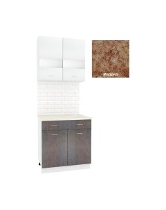 Комплект кухонных модулей Кортекс-мебель Корнелия Экстра 80р1ш