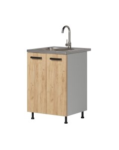 Шкаф под мойку Genesis Мебель Алиса Craft 600 2 двери Genesis мебель