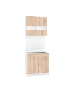 Комплект кухонных модулей Кортекс-мебель Корнелия Экстра 80р1ш без столешницы