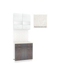 Комплект кухонных модулей Кортекс-мебель Корнелия Экстра 80р1ш