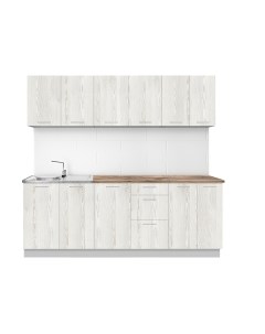 Кухонный гарнитур Артём-Мебель Оля СН-114 без стекла ДСП 2.2м Артём-мебель